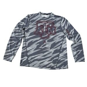 Adidas Climalite Men's Texas A&M Long Sleeve‎ Performance Shirt Size Large 21x28